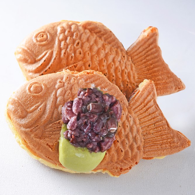 抹茶紅豆鯛魚燒