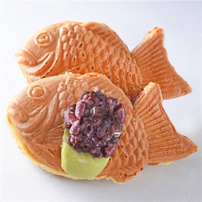 抹茶紅豆鯛魚燒